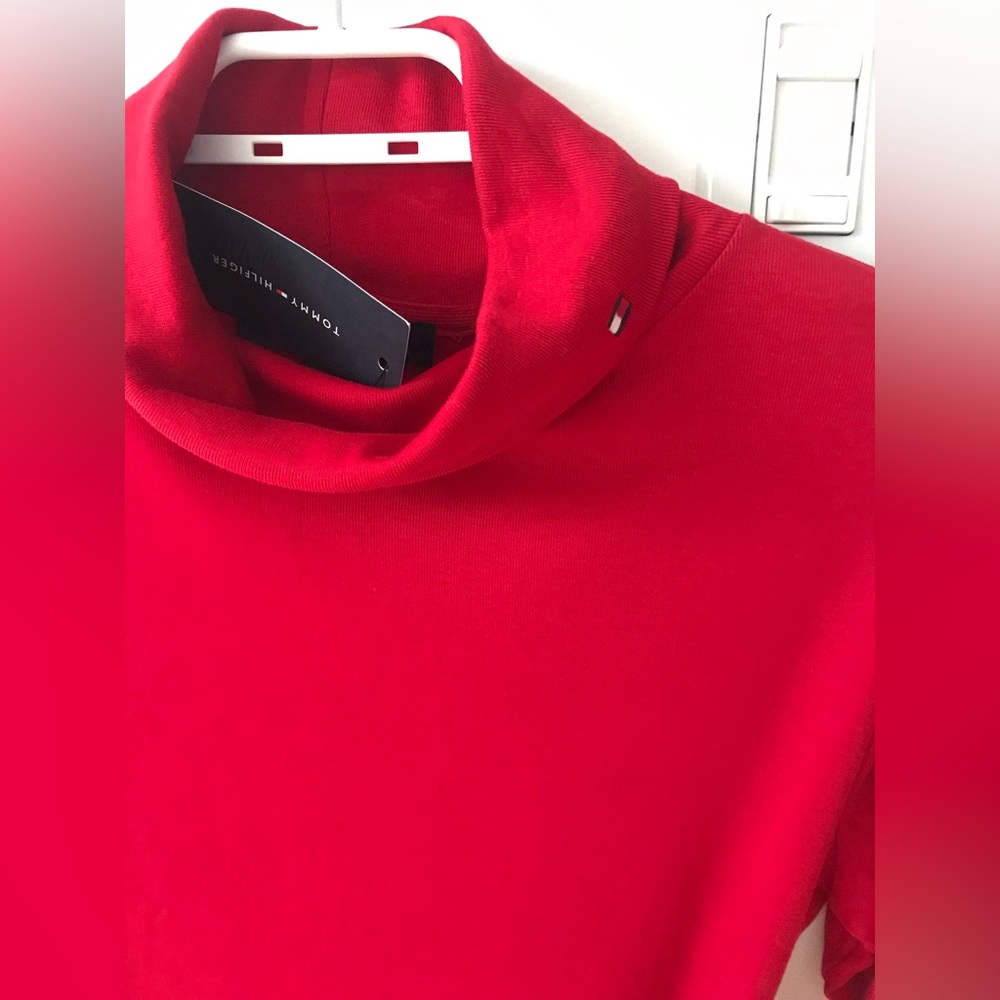 Tommy Hilfiger Red Turtleneck.• Size:Small• new